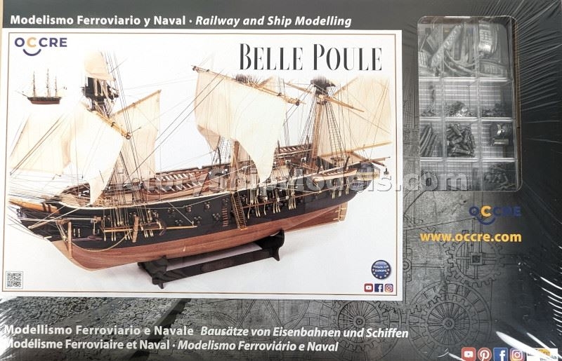 Model lodiBelle Poule, stavebnice Occre