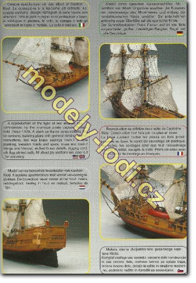 Druhý katalogový list modelu lodi Black Falcon